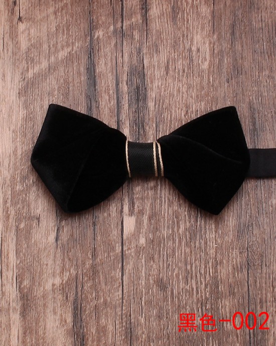 Lei'er ready-to-stock summer new velvet bow ties, personalized jacquard fashion bow ties, casual velvet bow ties.