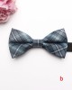 New polyester cotton flower bow ties, men's and women's casual fashion shirt and plaid skirt accessories, plaid bow ties, ready for wholesale.
