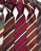 8cm business formal ties in stock, men's suit striped tie, professional tie manufacturer, polyester tie wholesale