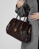 Vintage genuine leather handbag tote bags, new cross-border vegetable-tanned cowhide large-capacity briefcases, large travel bags for women