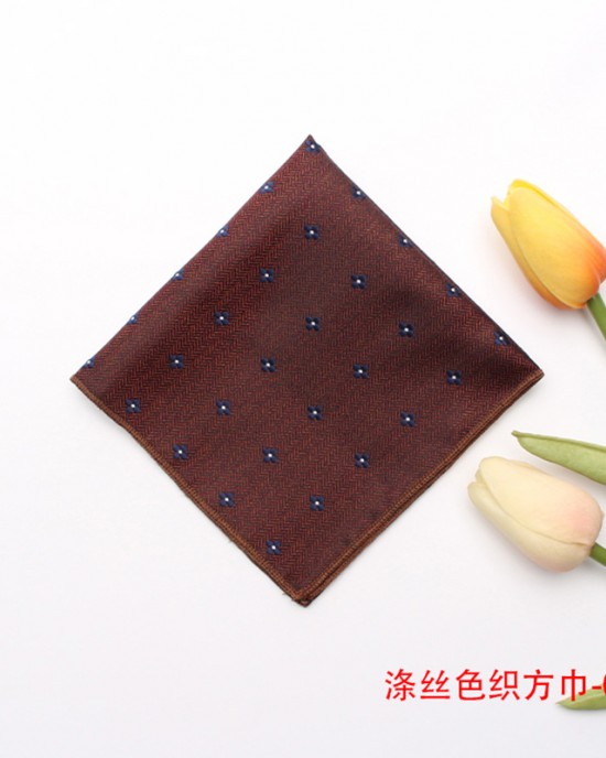 Lei'er men's wedding polyester silk square handkerchief, suit pocket square, multi-colored suit square, chest scarf, factory wholesale