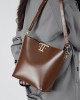 New High-End Large Capacity Commuter Bucket Bag for Women, Original, Niche Genuine Leather Underarm Bag, Stylish Shoulder Bag
