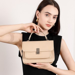New Top-Grain Cowhide Bag, Large-Capacity Single-Shoulder Handbag, Motorcycle Bag, Women's Commuter Bag, Luxury Crossbody