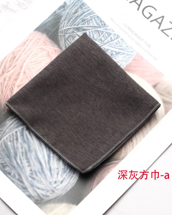 Men's solid-color suit pocket squares Shirt pocket squares, small handkerchiefs for formal dresses and wedding photography.