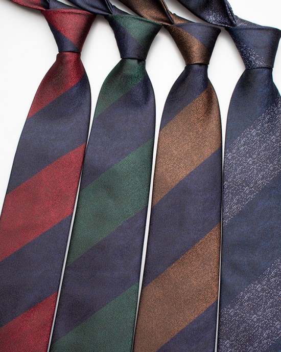 8cm thick-striped ties, available for wholesale, men's and women's vintage shirts, suits, and uniforms.