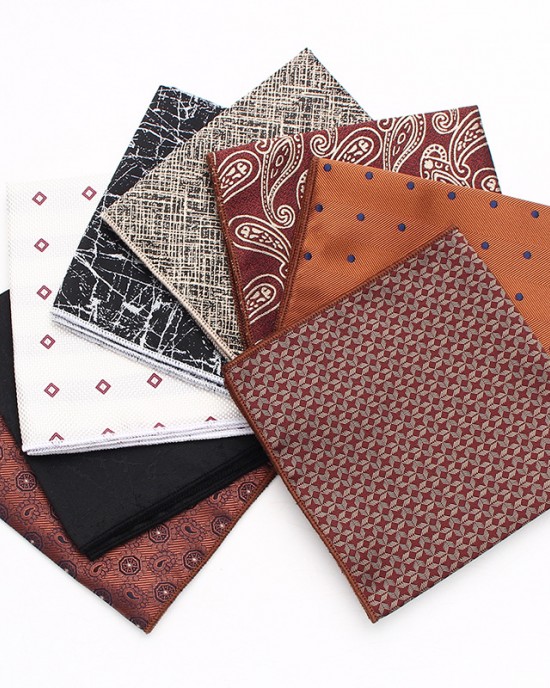 Lei'er formal business squares, suit pocket squares, patterned chest scarves, handkerchiefs, small party squares, suit accessories manufacturer.