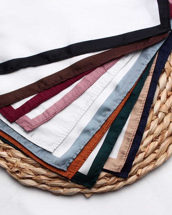 Lei'er men's formal business suit pocket square, solid color chest handkerchief, small handkerchief accessory, in stock.