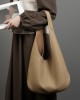New Korean Internet-Famous Women's Bag, Large-Capacity First-Grain Leather Tote Bag, Luxury Underarm Single-Shoulder Genuine Leather Bag