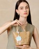 Niche handmade genuine leather woven basket bag for women, 2025 new style, versatile and fashionable commuter cowhide shoulder crossbody bag