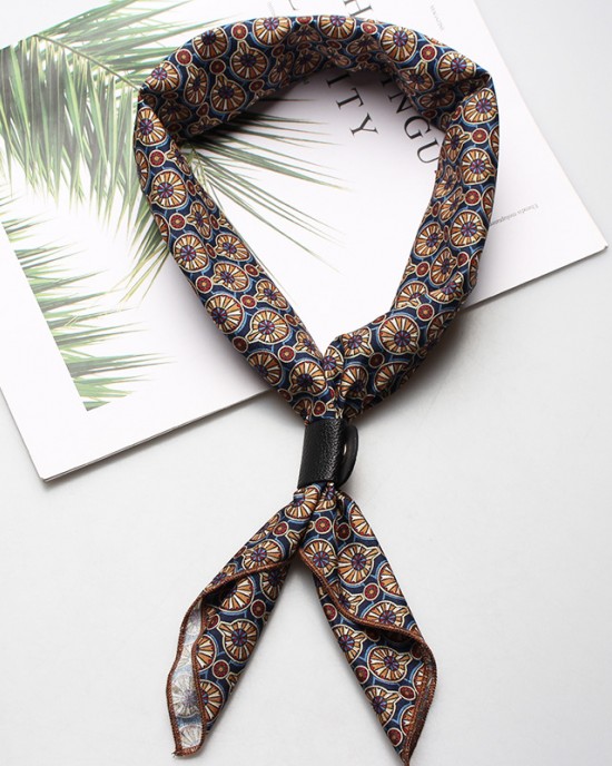 Small silk scarves for women, Korean spring and autumn handkerchiefs, summer scarves, versatile and fashionable professional scarves for wholesale