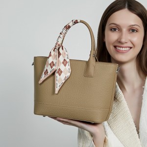 Genuine leather women's bag, 2025 new women's handbag, stylish mother's bag, large-capacity vegetable basket crossbody bag