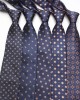 Men's 8cm business formal polyester ties, blue series men's ties, men's wedding casual ties, wholesale