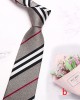 Leier new coffee-colored men's business and fashionable polyester hand-tied ties, manufacturer, and wholesale striped ties.