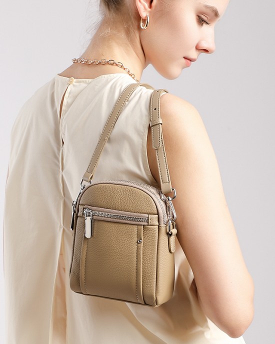 Genuine leather underarm tote bag, hobo bag, 2025 new cowhide women's bag, large commuter bag, shoulder bag, crossbody bag