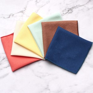 Men's solid-color suit pocket squares, British-style knitted cotton party squares, formal dress chest scarves, pocket scarves