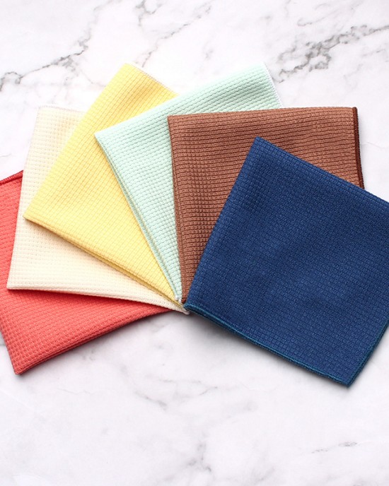 Men's solid-color suit pocket squares, British-style knitted cotton party squares, formal dress chest scarves, pocket scarves