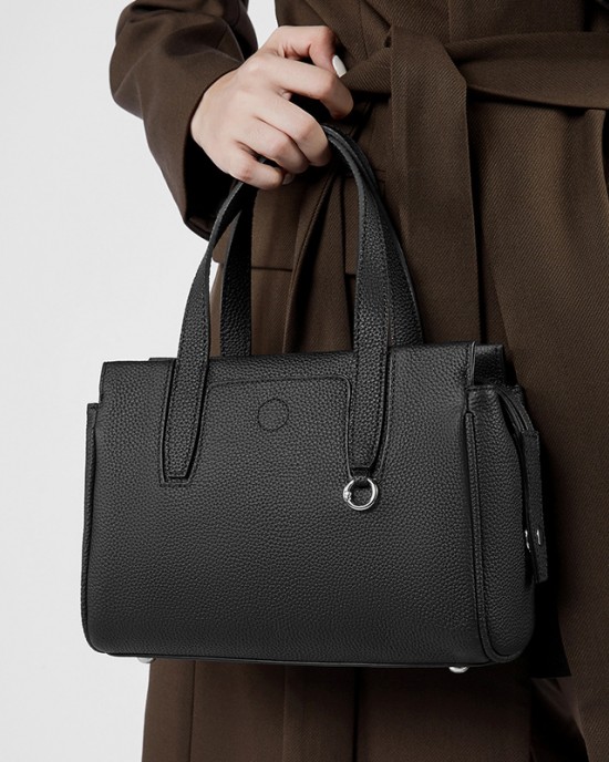 Cross-border wholesale light luxury bags, 2025 new French-style crossbody bags, small square bags, genuine leather handbags for women, commuter bags