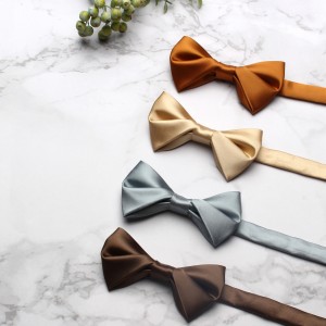 In stock, casual solid color men's bow tie, boxer multi-color wedding groomsmen bow tie manufacturer wholesale