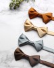 In stock, casual solid color men's bow tie, boxer multi-color wedding groomsmen bow tie manufacturer wholesale