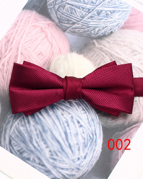 Leier, in stock, men's red wedding bow ties, tie flowers, casual bow ties for groomsmen, business bow ties