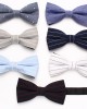 Leier striped cotton bow ties, simple and stylish bow ties, men's casual bow ties, bow flowers, manufacturer