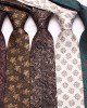 Polyester floral classic men's 8cm tie, men's striped business casual wedding dinner tie wholesale