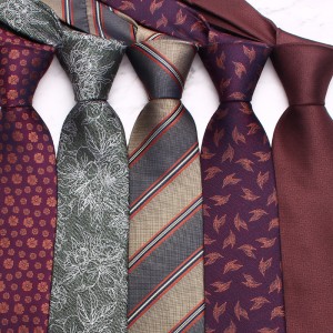 Lei'er Business Ties, Men's Polyester Jacquard Business Retro Ties, Manufacturer & Wholesale, Multiple Colors Available