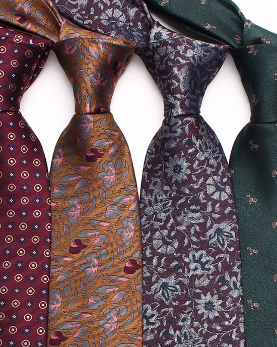 Leier, in stock, striped men's business formal 8cm jacquard polyester tie, in stock, casual work tie manufacturer