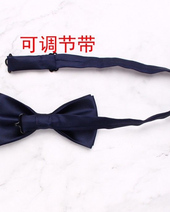 In stock solid-color bow ties for men, grooms, wedding suits, and photoshoots. Fashionable Korean-style bow tie accessories wholesale.