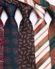 Leier, in stock, men's party and performance casual tie, striped paisley pattern tie, Korean-style 8cm tie manufacturer