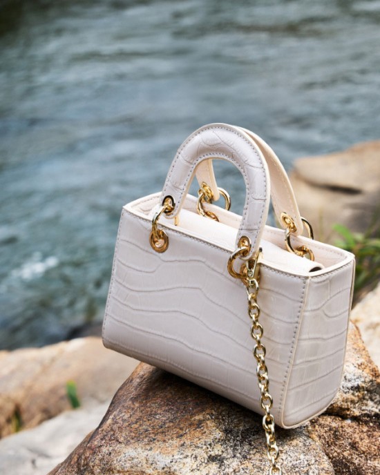 Women's bags, 2025 new Princess Diana bag, genuine leather crossbody bag, commuter cowhide handbag