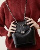 Special Price: 2025 Korean Niche Chanel-Style Chain Bag, Large Capacity, Retro Cowhide Shoulder/Crossbody Bucket Bag