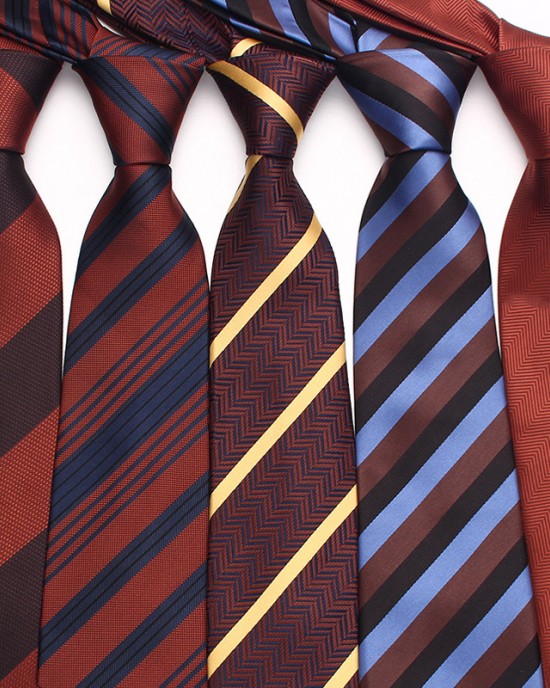 2023 coffee-colored ties, men's casual, fashionable polyester hand-tied ties, available for wholesale.