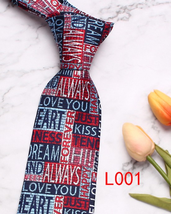 Men's printed ties, European and American floral ties, 8cm Korean-style paisley wedding groom ties, manufacturer and wholesale