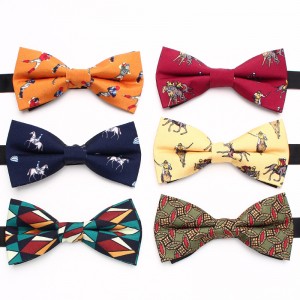 Leier men's bow ties, animal and floral pattern bow ties, fashionable shirt and suit accessories, wholesale