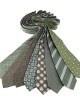2024 New Green Series Ties, 8cm Polyester Business Suit Jacquard Ties, Bulk Ties, Manufacturer & In Stock