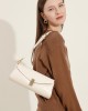 High-end niche genuine leather bags for women, 2025 new trendy, versatile shoulder and crossbody bags for commuting, trendy underarm bags