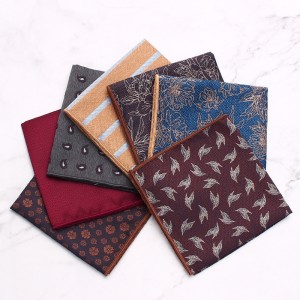 Lei'er men's British retro patterned square handkerchiefs, suit pocket squares, wedding business suits, and shirts, wholesale.