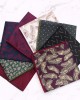Men's pocket squares, polyester suit and dress chest scarves, multi-colored handkerchiefs, geometric squares, manufacturer