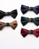 New solid color shiny polyester silk bow ties, men's elegant shirts, suits, workwear, wedding bow ties, ready for wholesale.