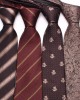 Lei'er new brown men's business stylish polyester hand-tied ties in multiple colors, available from tie manufacturers.