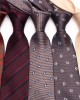 Lei'er new striped jacquard polyester tie, men's business formal tie accessory, vintage tie in stock.