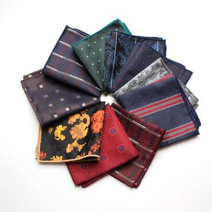 Men's formal business suit pocket square, patterned chest scarf, handkerchief, banquet small handkerchief, suit accessories, wholesaler