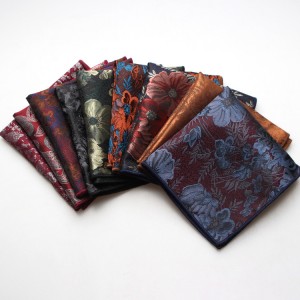 Polyester suit pocket square, suit and dress accessory, chest handkerchief, small handkerchief for wedding host banquet business. Wholesale