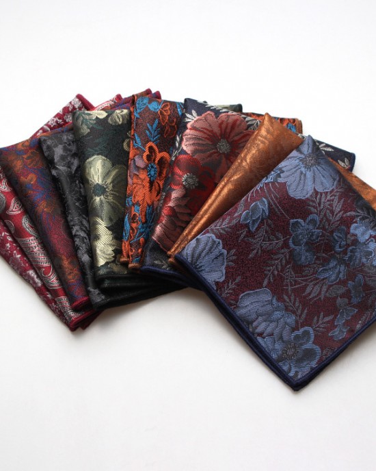 Polyester suit pocket square, suit and dress accessory, chest handkerchief, small handkerchief for wedding host banquet business. Wholesale