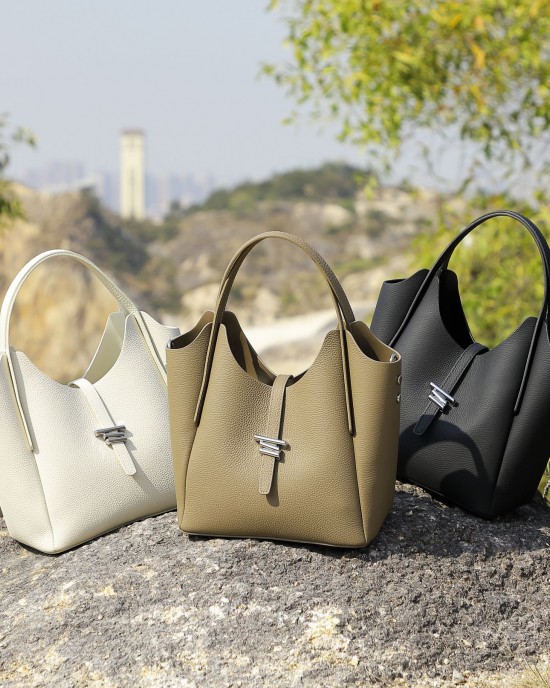 Yan women's bucket bag, 2025 new style trendy spring and summer, fashionable and versatile large-capacity commuter handbag, shoulder crossbody bag for women