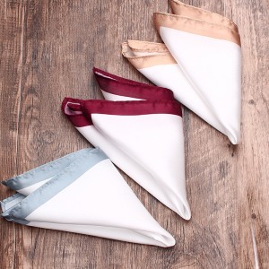 Lei'er men's formal business suit pocket square, solid color chest handkerchief, small handkerchief accessory, in stock.