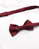 In stock, casual solid color men's bow tie, boxer multi-color wedding groomsmen bow tie manufacturer wholesale