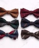 Men's groom's wedding bow ties, Chinese-style bow ties for formal photoshoots, stylish striped bow ties, available from manufacturers.