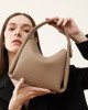 2025 new top-grain cowhide versatile soft cigarette case bag, a niche high-end women's shoulder and crossbody handbag.
